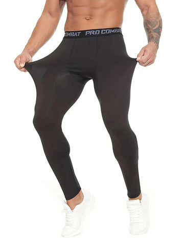 High-Performance Men's Compression Leggings – Optimal Support for Training & Running - OneSmartZone