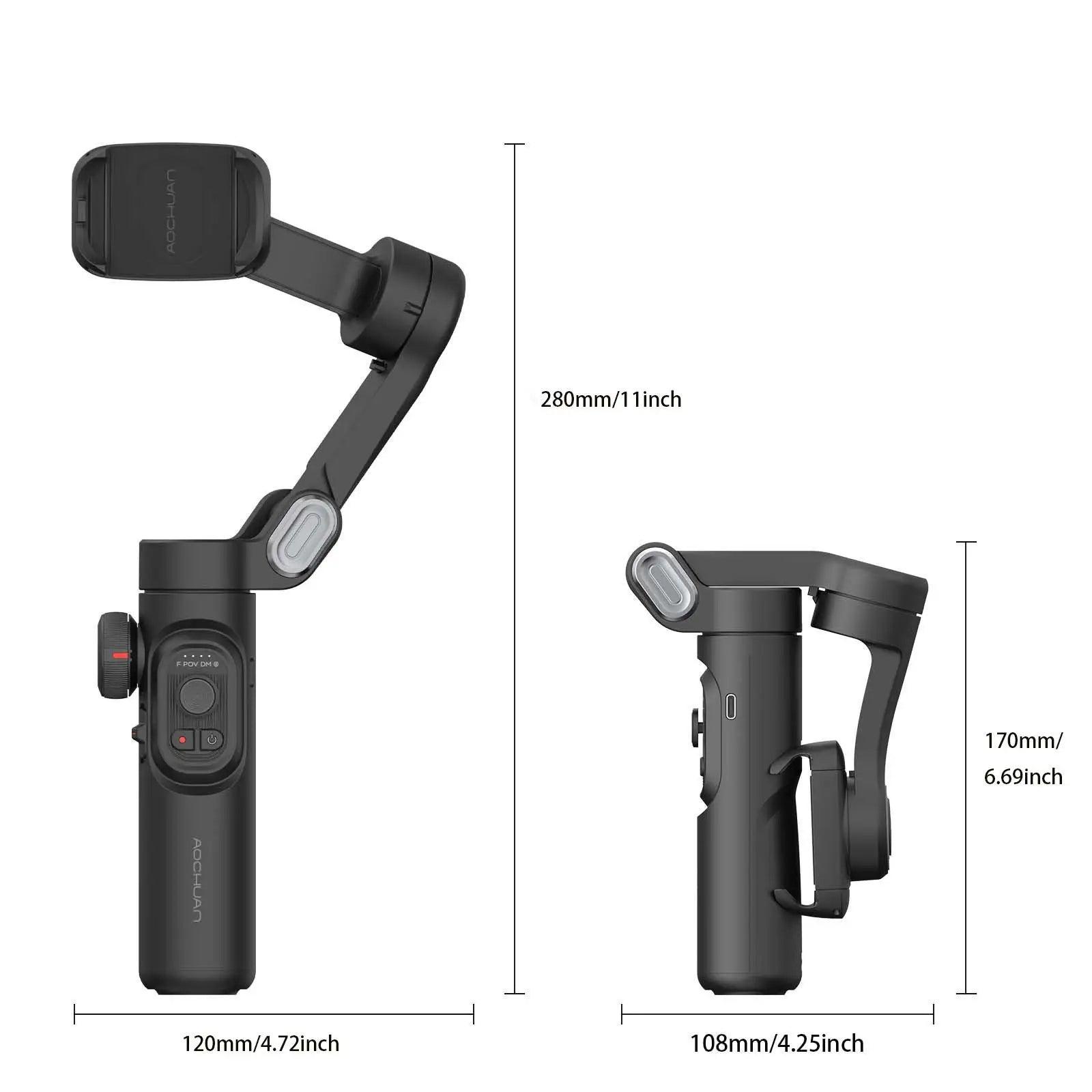 SteadyShot™ XE – 3-Axis Smartphone Gimbal with Fill Light - OneSmartZone