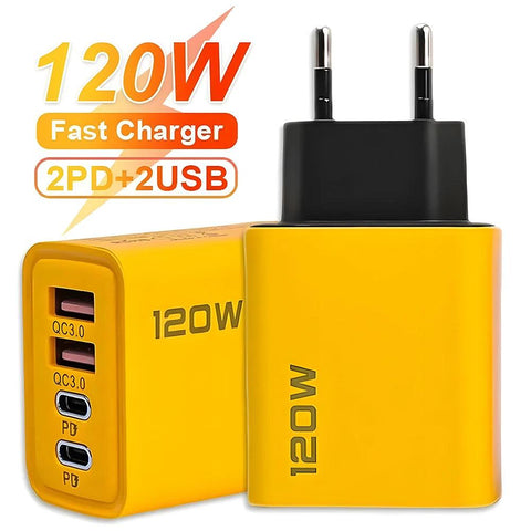 PowerFlow™ 4-Port USB-C PD Fast Charger - OneSmartZone