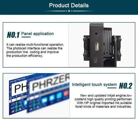 Phezer P17 Handheld Inkjet Printer – Date, Logo & QR Code Labeling - OneSmartZone