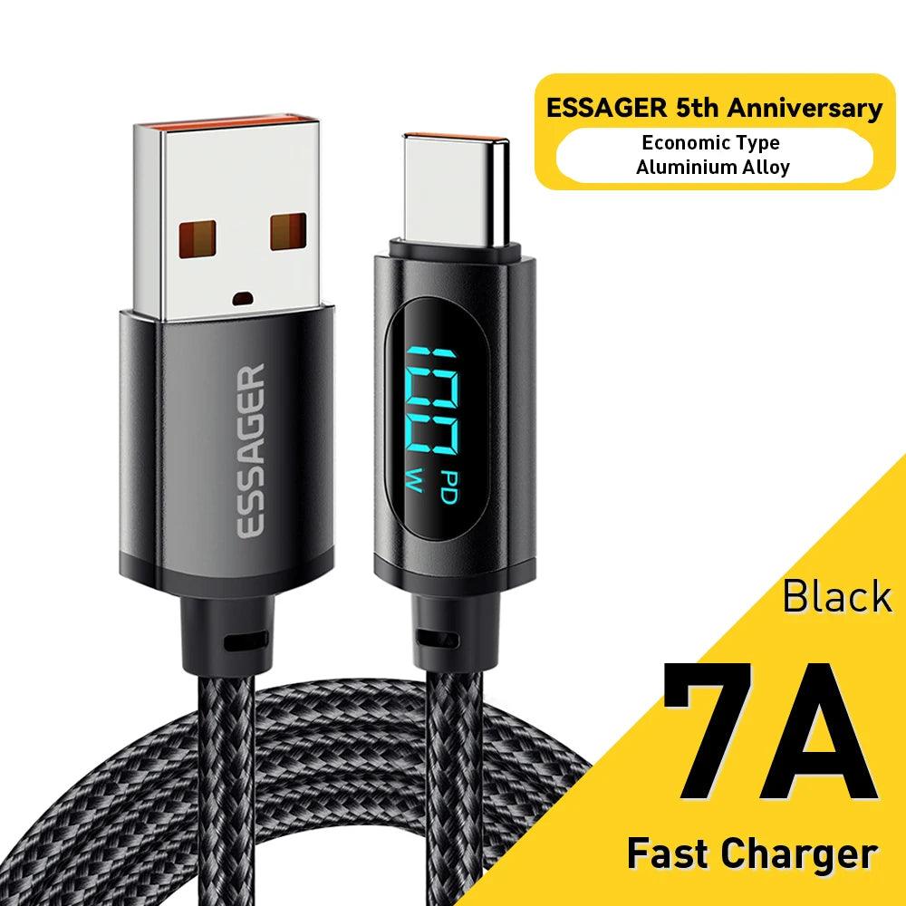 Essager PowerLink™ – 100W USB-C to USB-C Fast Charging Cable - OneSmartZone
