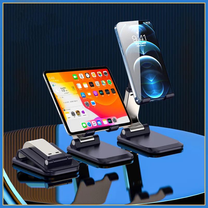 Foldable ABS Desktop Phone & Tablet Stand – Adjustable & Portable - OneSmartZone