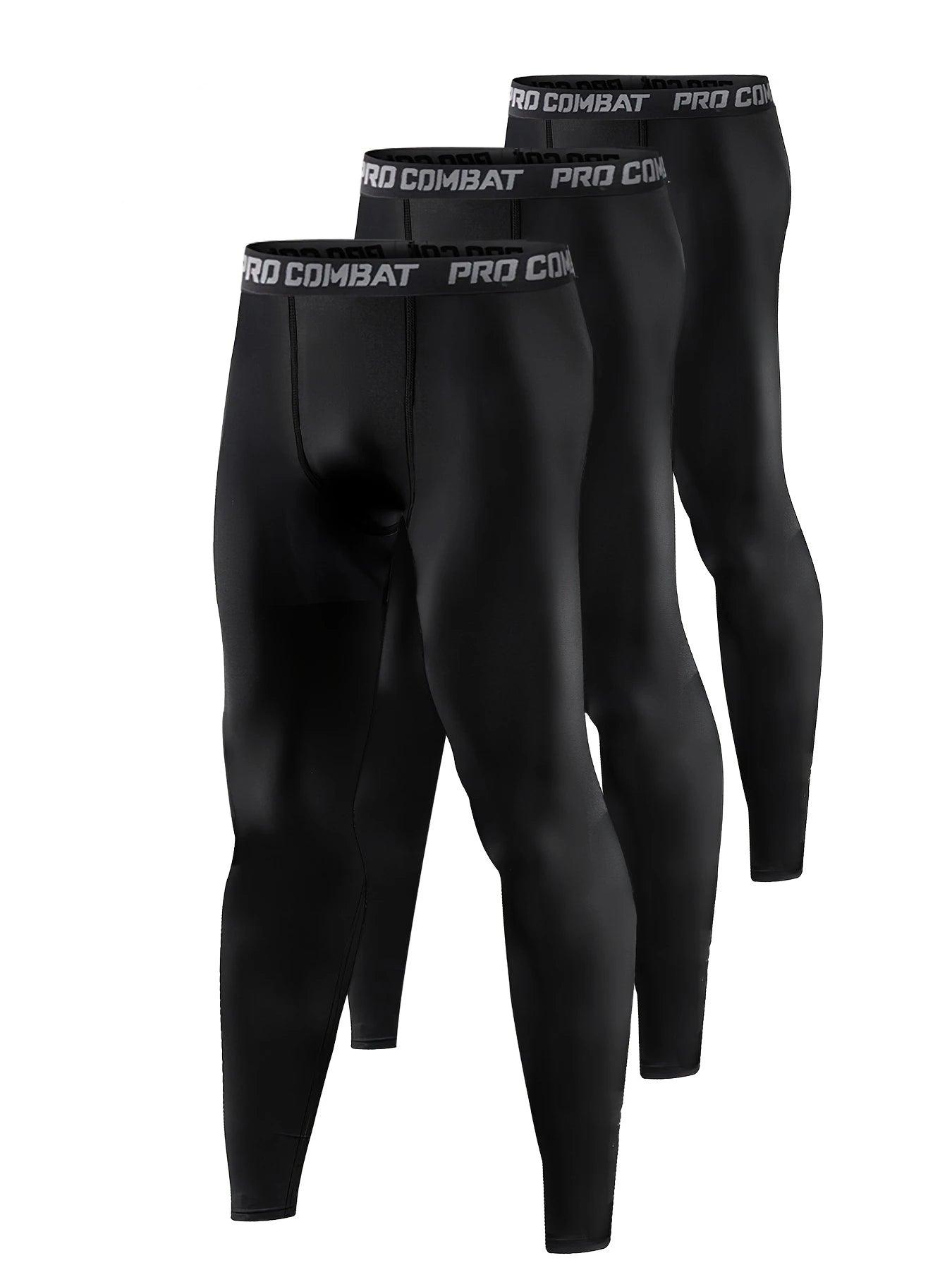 High-Performance Men's Compression Leggings – Optimal Support for Training & Running - OneSmartZone