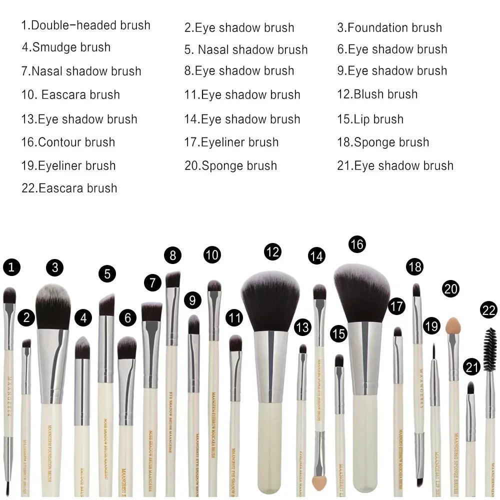 3/13/22PCS Professional Makeup Brush Set – Complete Beauty Tool Kit - OneSmartZone