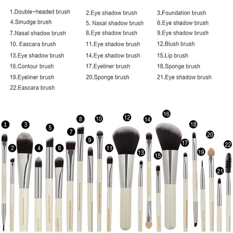 3/13/22PCS Professional Makeup Brush Set – Complete Beauty Tool Kit - OneSmartZone