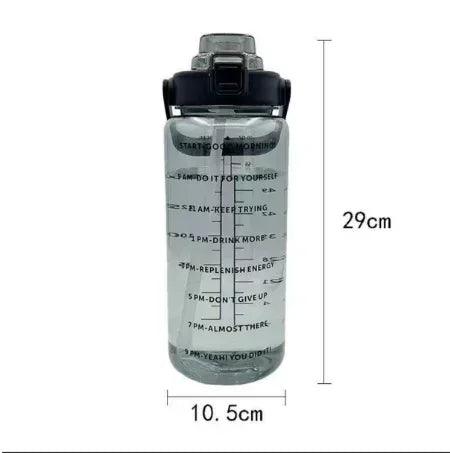 2L Hydration Bottle – Straw & Time Marker - OneSmartZone