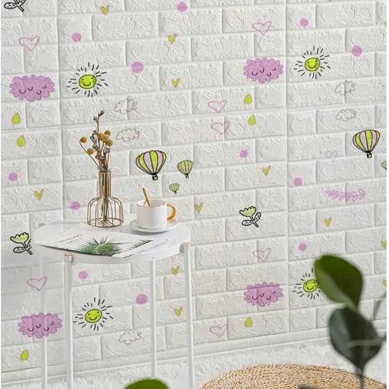 3D Self-Adhesive Brick Wall Stickers - OneSmartZone