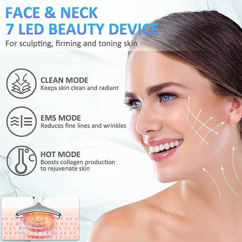 Facial Massager & Neck Beauty Device – Skin Tightening & Lifting Tool for Anti-Aging Care - OneSmartZone