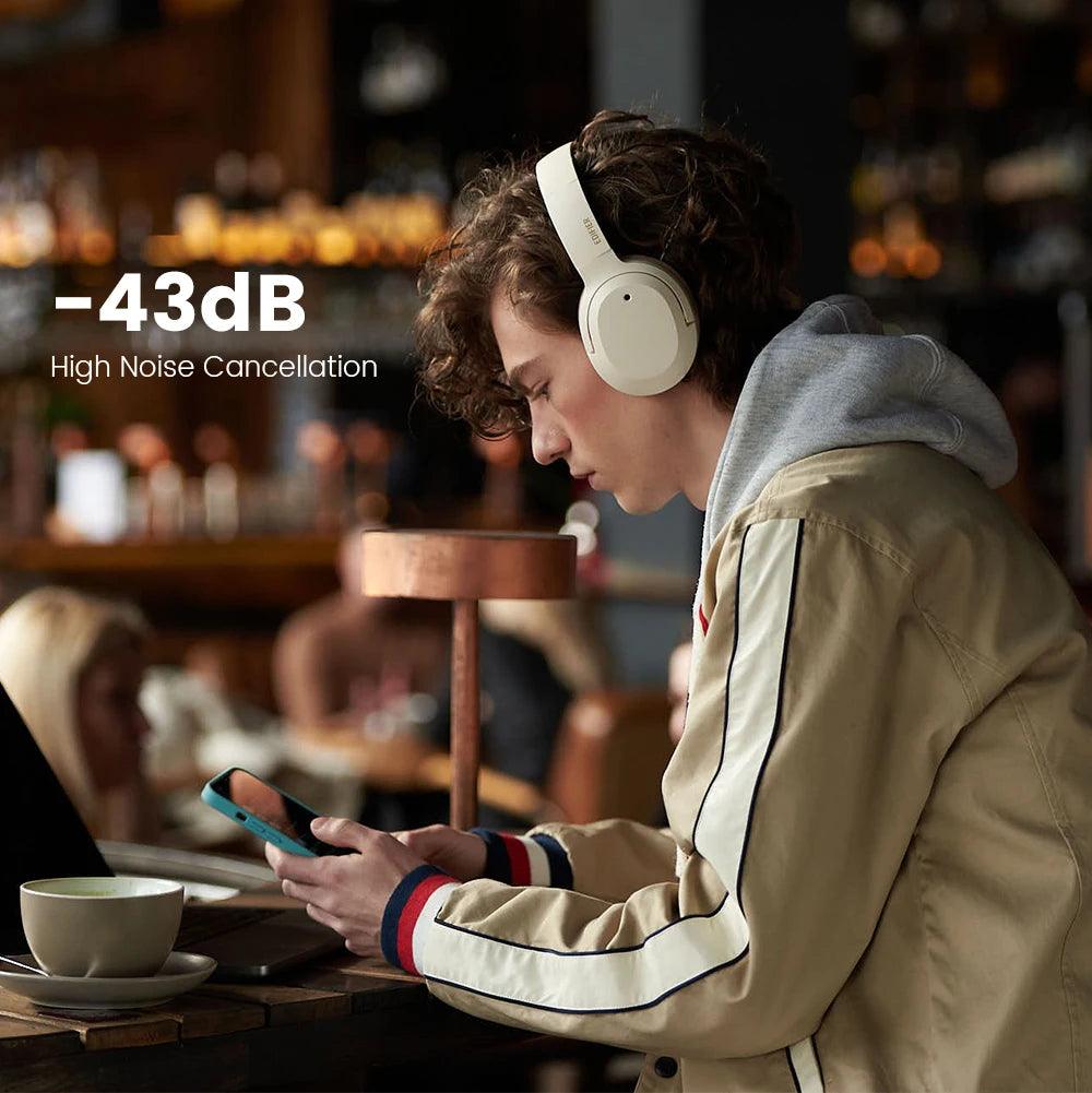 Edifier W820NB Plus Wireless Noise-Canceling Headphones – 43dB ANC, Hi-Res Audio, 49H Playtime - OneSmartZone