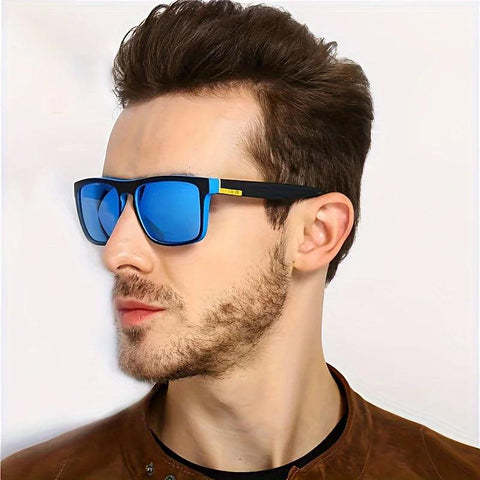 2pcs Square Polarized Sunglasses – Anti-Glare Shades for Summer, Travel & Fishing - OneSmartZone