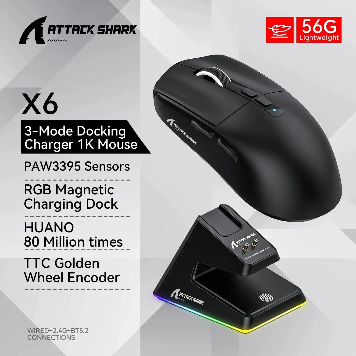 X6 HyperTrack™ – Wireless Gaming Mouse with 26K DPI & RGB - OneSmartZone