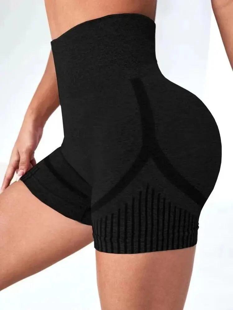 Women's High-Waist Yoga Shorts – Fitness & Workout Gym Shorts - OneSmartZone