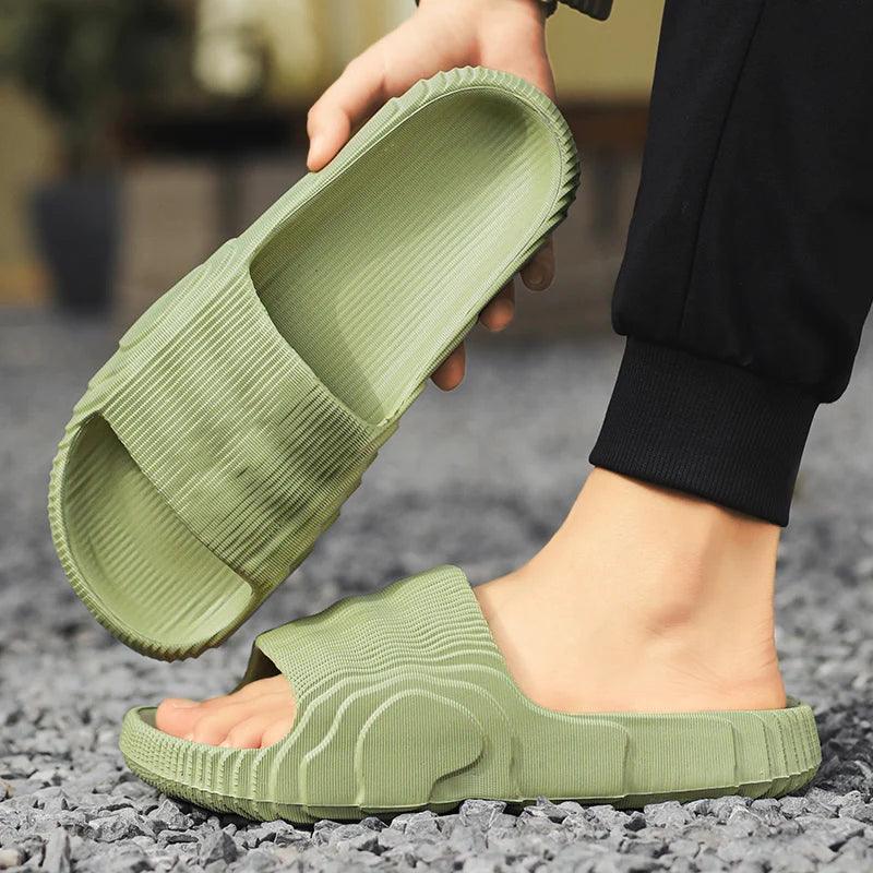 Soft Home Slippers – Skid-Proof Indoor Flip Flops for Men & Women - OneSmartZone