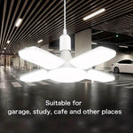 28W Foldable LED Bulb – E27 | 6500K White Light for Home, Warehouse & Garage - OneSmartZone