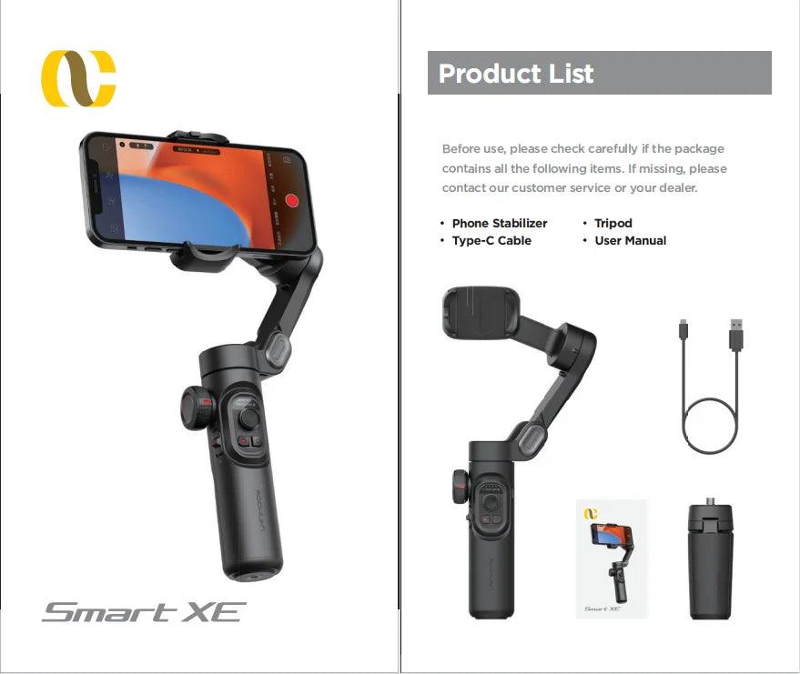 SteadyShot™ XE – 3-Axis Smartphone Gimbal with Fill Light - OneSmartZone