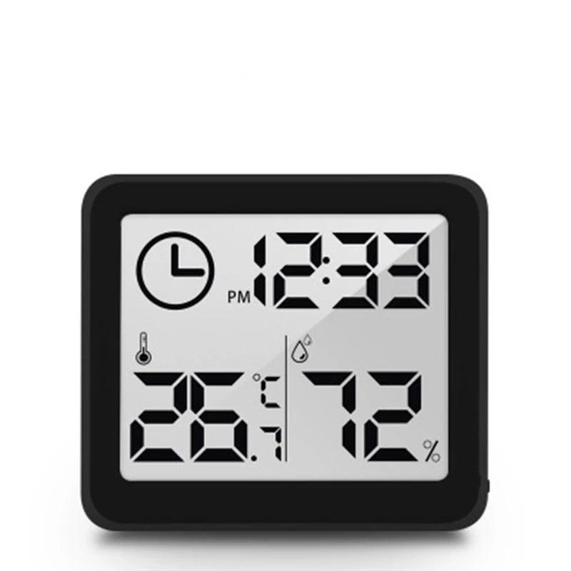 Digital Clock with Temperature & Humidity - Desk & Wall Clock for Home, Kitchen, Office - OneSmartZone