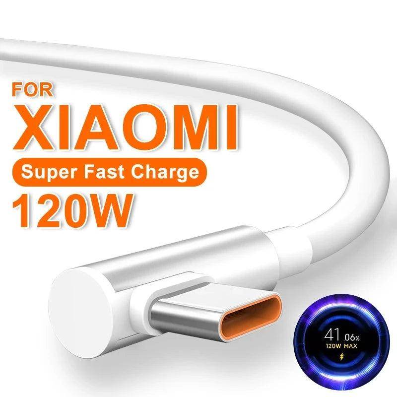 120W Fast Charger for Xiaomi & Redmi – Ultra-Fast USB-A to Type-C Charging - OneSmartZone