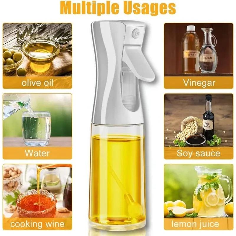 Olive Oil Spray Dispenser Bottle – Reusable Cooking Mist Sprayer for Oil & Vinegar - OneSmartZone