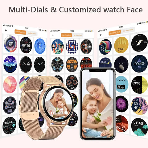 MEVADEN Bluetooth Call Smartwatch – Custom Dial, Fitness Tracker, Heart Rate Monitor for Android & iOS - OneSmartZone