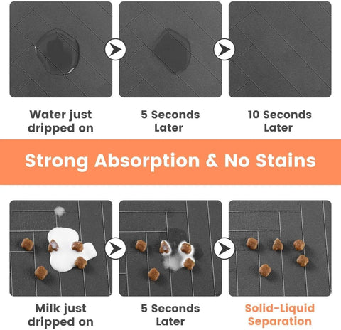 Pet Feeding Mat – Waterproof & Quick-Dry Absorbent Placemat 🐶🐱 - OneSmartZone