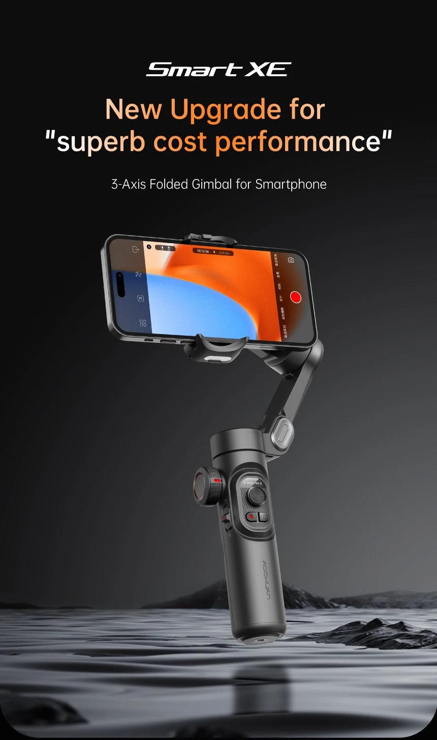 SteadyShot™ XE – 3-Axis Smartphone Gimbal with Fill Light - OneSmartZone