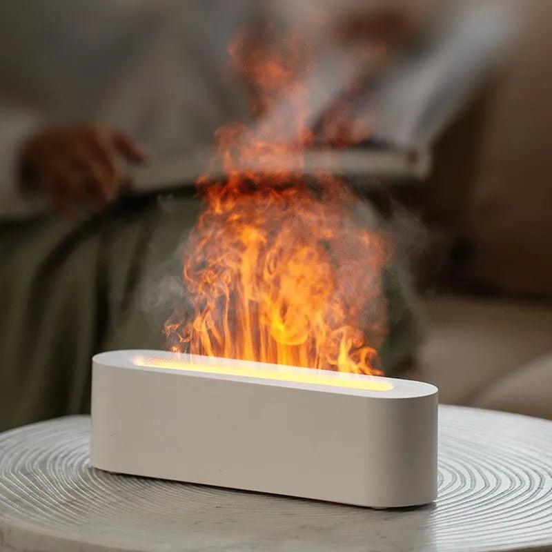 Newest RGB Flame Aroma Diffuser Humidifier