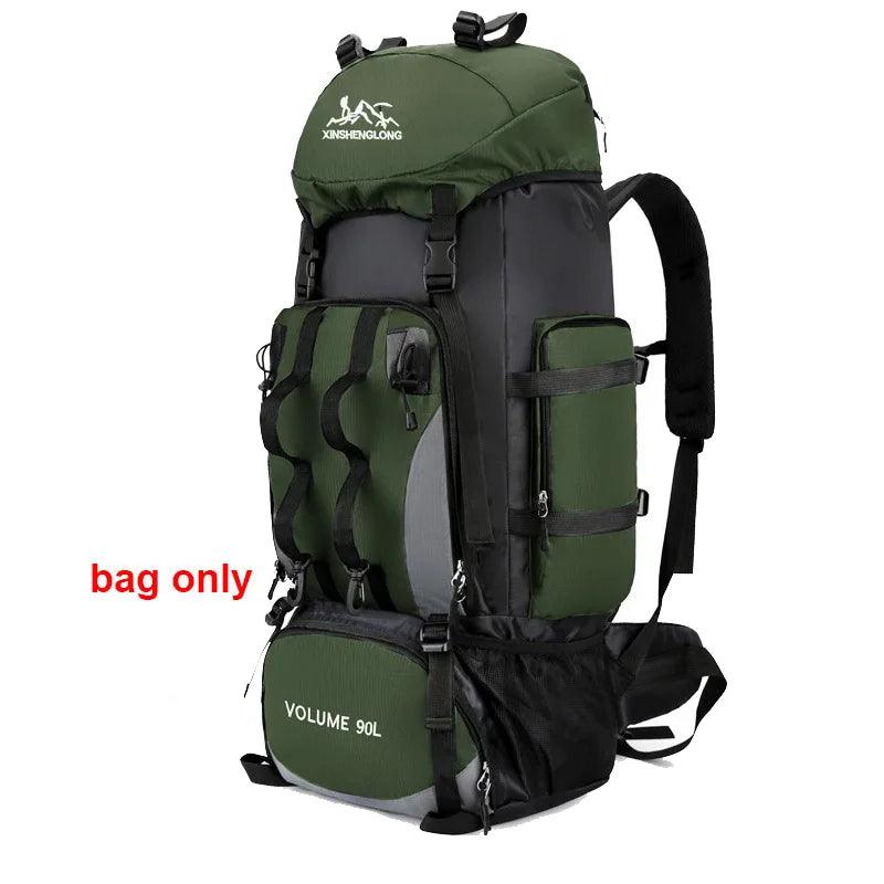 90L Waterproof Hiking & Camping Backpack – Large Capacity Outdoor Travel Rucksack - OneSmartZone