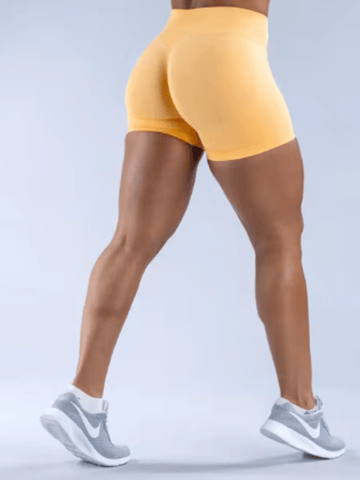 Women's Seamless Low-Rise 3-in-1 Pleated Yoga & Gym Shorts - OneSmartZone