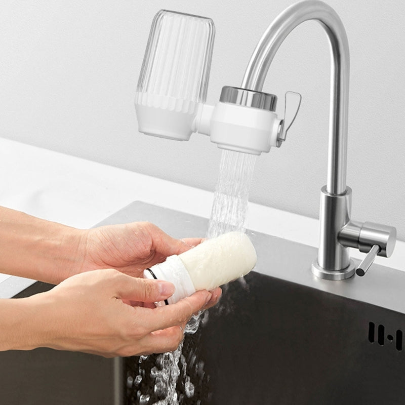 Small Faucet Water Purifier – Removable & Washable Physical Filter for Home Kitchen - OneSmartZone