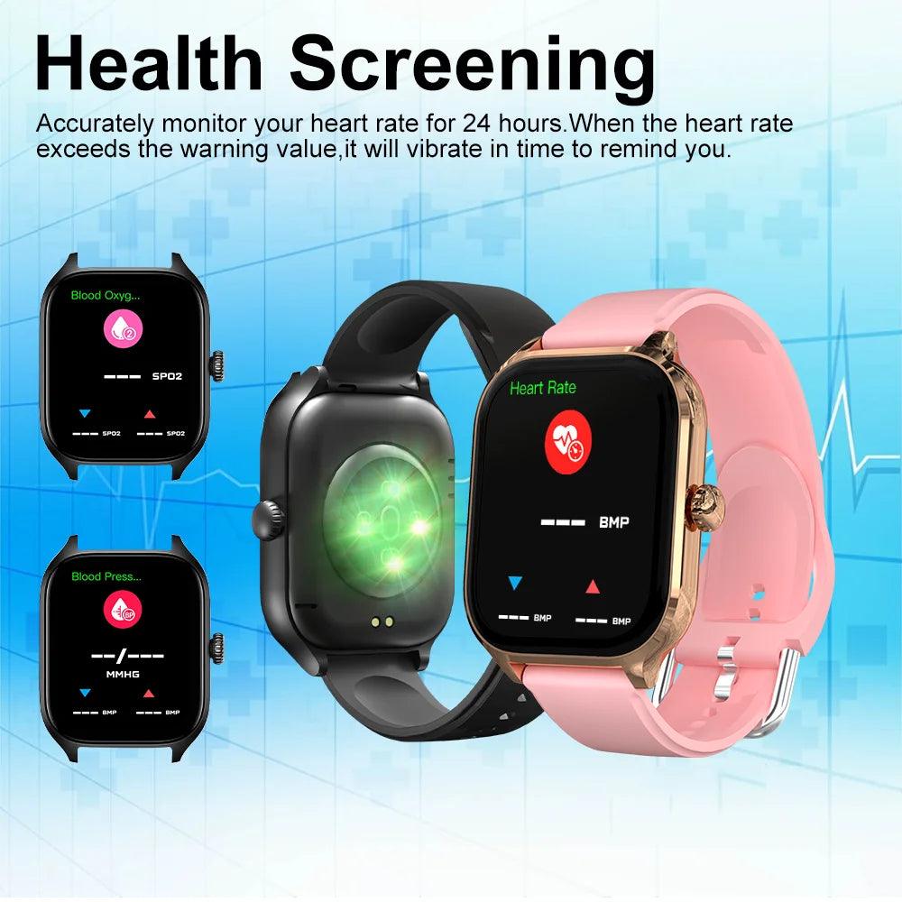 LAXASFIT H9 Smartwatch – Bluetooth Calling, Fitness & Health Tracker - OneSmartZone