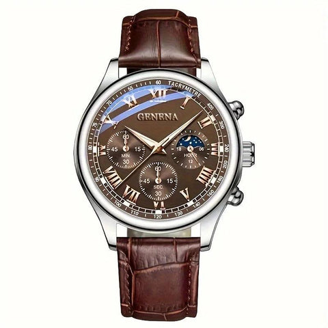 GENEVA LuxeTime™ – Men’s Luxury Quartz Watch - OneSmartZone