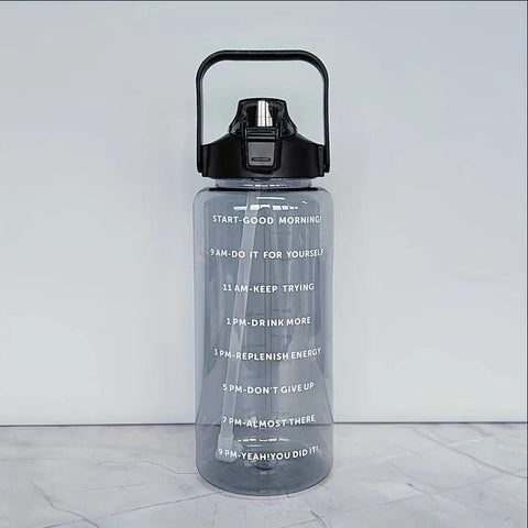 HydroTrack™ – Large Capacity Time-Marked Water Bottle - OneSmartZone