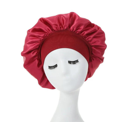 Silky Satin Night Sleep Cap for Women - OneSmartZone