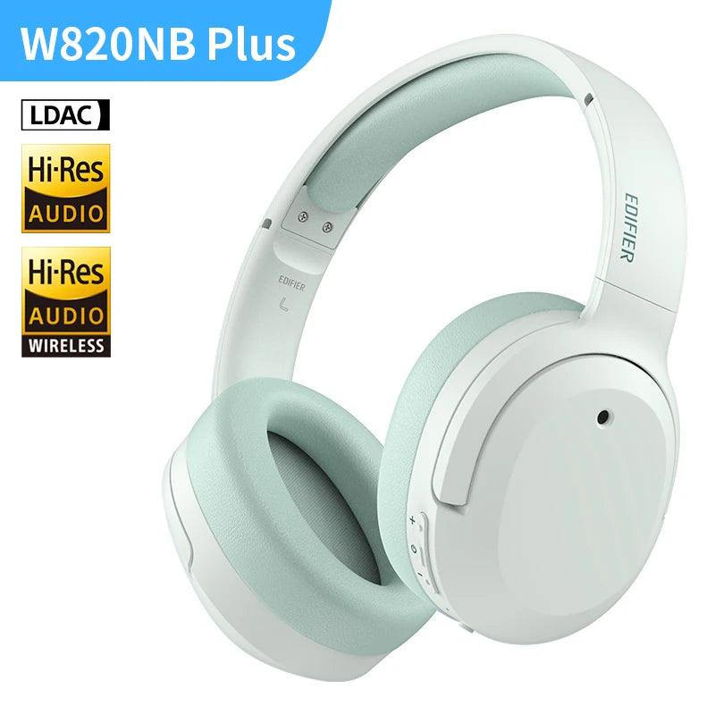 Edifier W820NB Plus Wireless Noise-Canceling Headphones – 43dB ANC, Hi-Res Audio, 49H Playtime - OneSmartZone