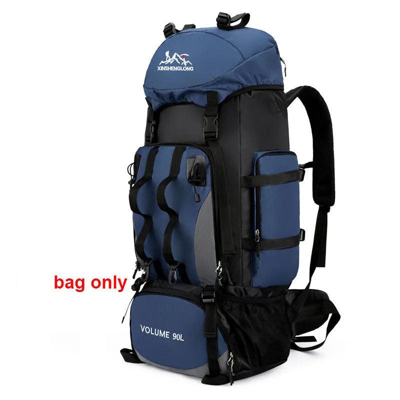 90L Waterproof Hiking & Camping Backpack – Large Capacity Outdoor Travel Rucksack - OneSmartZone