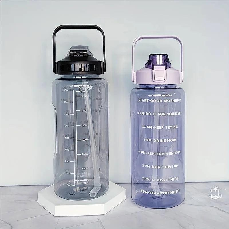 HydroTrack™ – Large Capacity Time-Marked Water Bottle - OneSmartZone