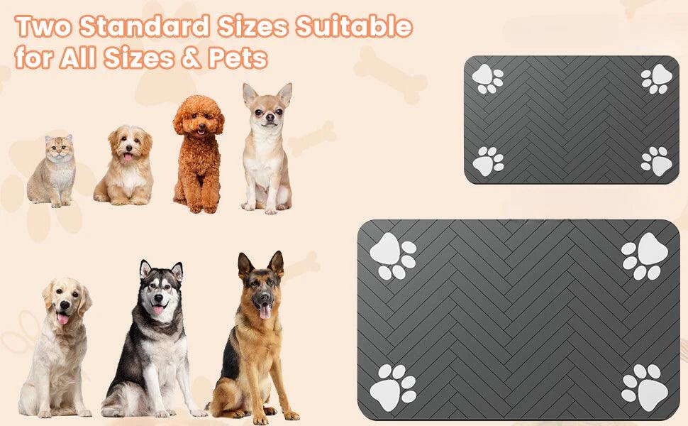 Pet Feeding Mat – Waterproof & Quick-Dry Absorbent Placemat 🐶🐱 - OneSmartZone