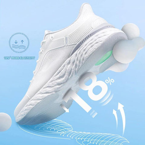 ONEMIX White Running Shoes – Lightweight Athletic Sneakers for Men & Women - OneSmartZone