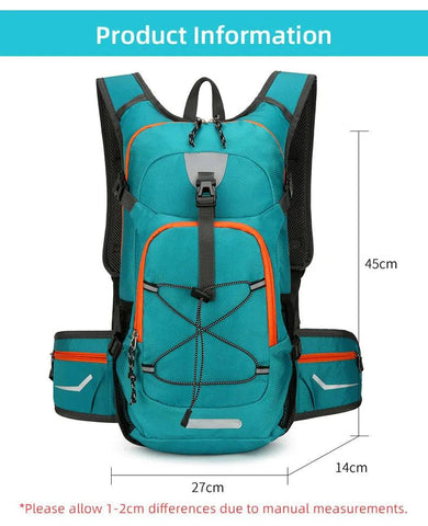 Lightweight Hydration Cycling Backpack - Outdoor Sports Hiking & Mountaineering Water Daypack - OneSmartZone