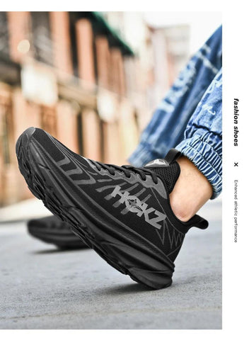 Men’s Chunky Running Sneakers – Basketball, Hiking & Walking Shoes – Unisex Plus Size - OneSmartZone