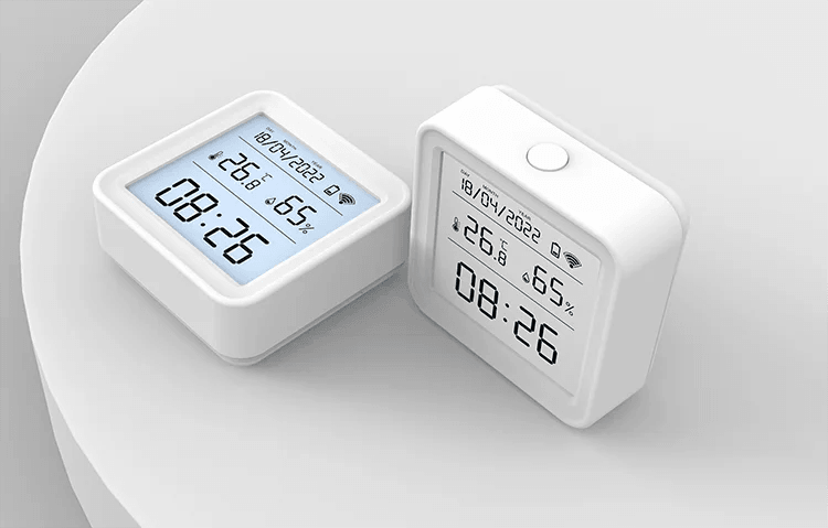 Tuya WiFi Smart Temperature & Humidity Sensor – Hygrometer Thermometer with Backlight, Alexa & Google Assistant Compatible - OneSmartZone