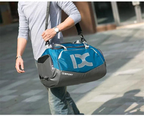 40L Large Gym Bag - Multifunctional Wet & Dry Training Bag for Men - Yoga, Travel, Shoes, and Swimming - OneSmartZone