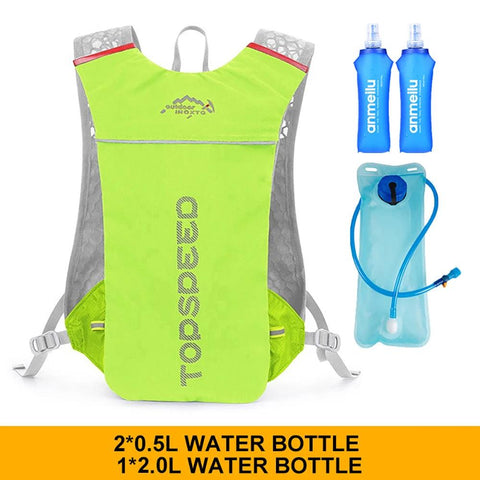 5L Ultralight Hydration Running Vest – Breathable Marathon & Cycling Backpack with 500ML Water Bottle - OneSmartZone