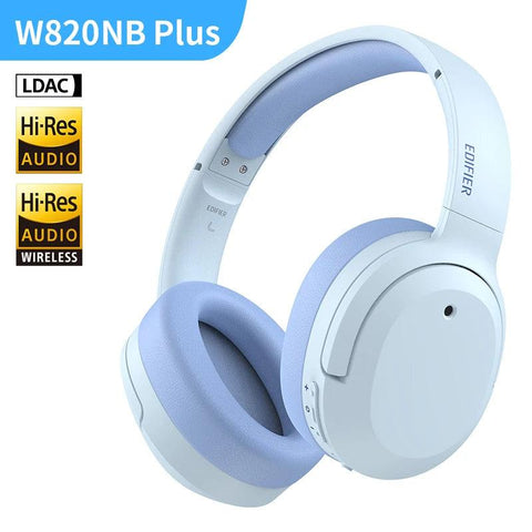 Edifier W820NB Plus Wireless Noise-Canceling Headphones – 43dB ANC, Hi-Res Audio, 49H Playtime - OneSmartZone