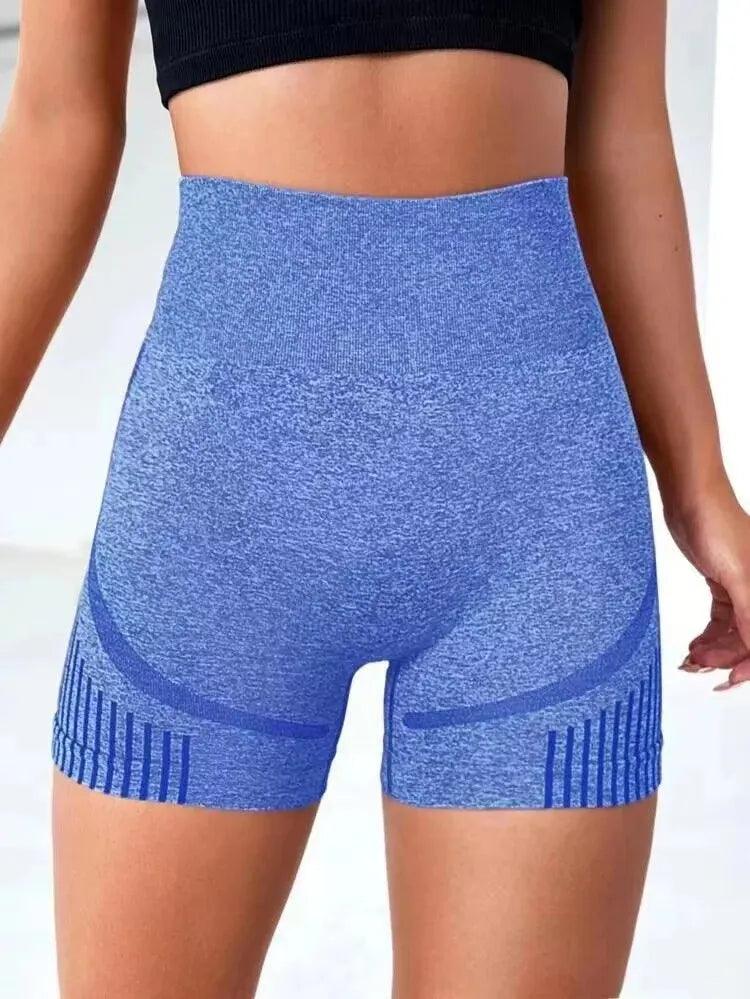 Women's High-Waist Yoga Shorts – Fitness & Workout Gym Shorts - OneSmartZone