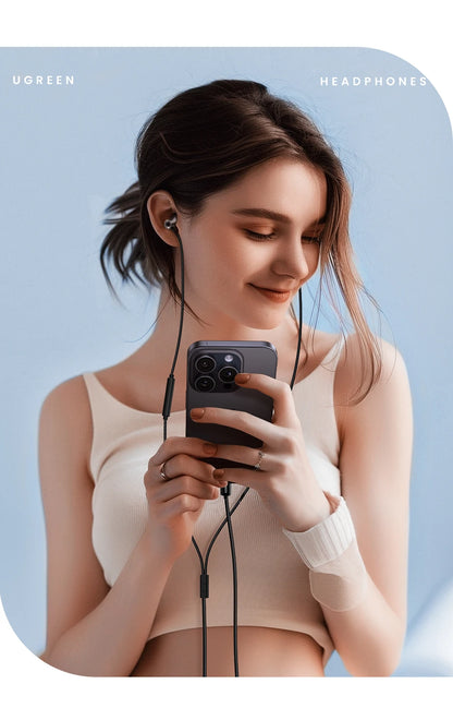 UGREEN Wired Earbuds Mic