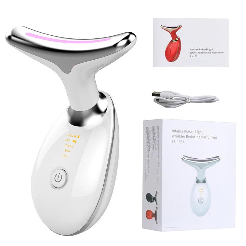 Facial Massager & Neck Beauty Device – Skin Tightening & Lifting Tool for Anti-Aging Care - OneSmartZone