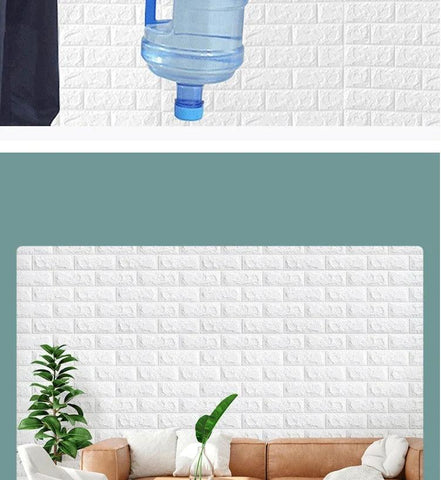 3D Self-Adhesive Brick Wall Stickers - OneSmartZone