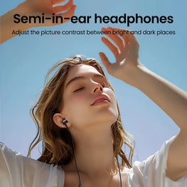 UGREEN Semi-Open Wired Earbuds with Mic 3.5mm/USB-C