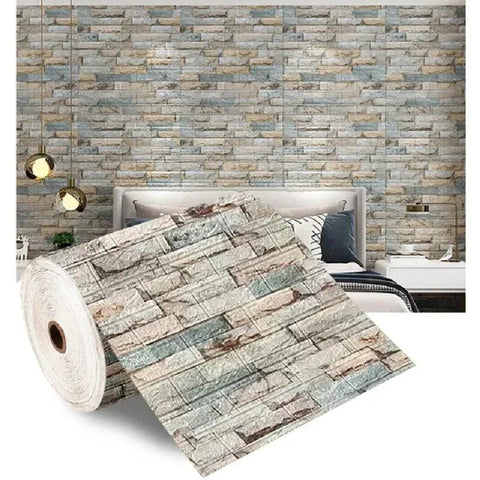 3D Self-Adhesive Brick Wall Stickers - OneSmartZone